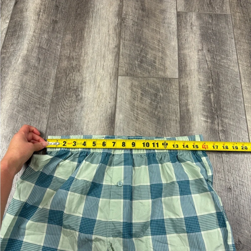 Goodfellow‎ Men’s Teal Checker Boxers